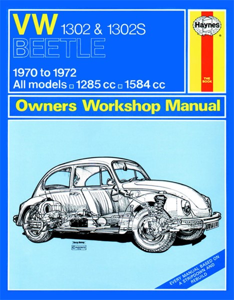 Haynes Reparationshandbok, Vw 1302 & 1302s, Universal Haynes Haynes Reparationshandbok, Vw 1302 & 1302s, Universal Haynes