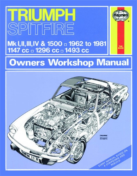 Haynes Reparationshandbok, Triumph Spitfire Haynes 0113 Haynes
