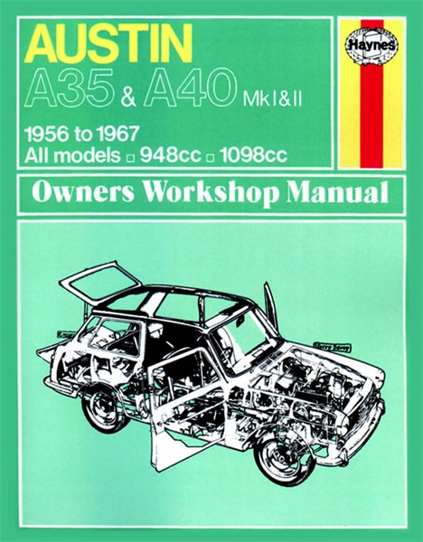 Haynes Reparationshandbok, Austin A35 & A40 Haynes 0118 Haynes