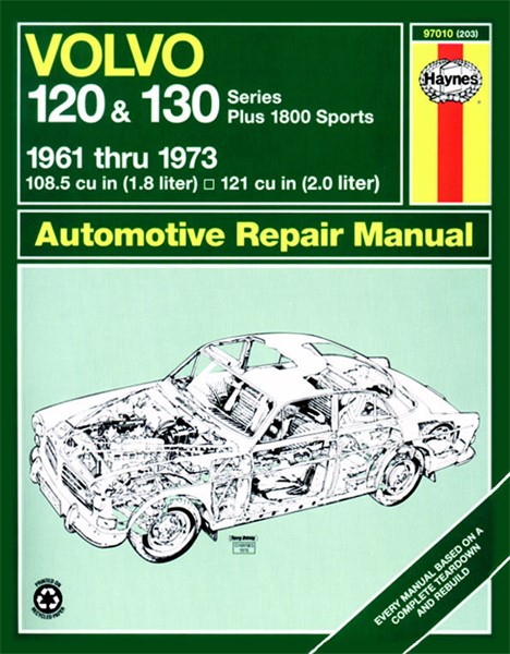 Haynes Reparationshandbok, Volvo 120 & 130 Series (& P1800) Haynes