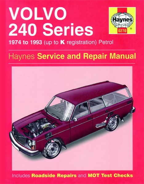 Haynes Reparationshandbok, Volvo 240 Series Petrol Haynes 0270 Haynes
