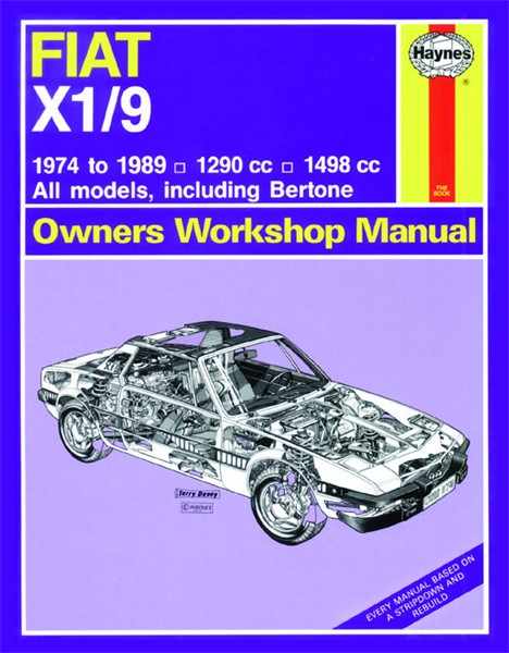 Haynes Reparationshandbok, Fiat X1/9, Universal Haynes 0273 Haynes