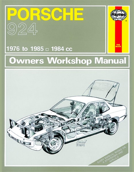 Haynes Reparationshandbok, Porsche 924 & 924 Turbo Haynes 0397 Haynes
