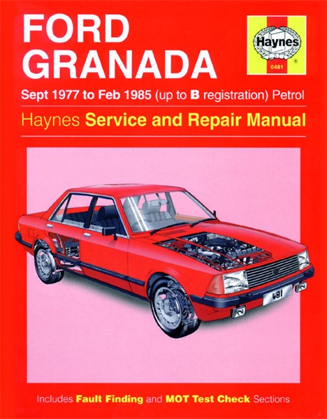 Haynes Reparationshandbok, Ford Granada Petrol, Universal Haynes