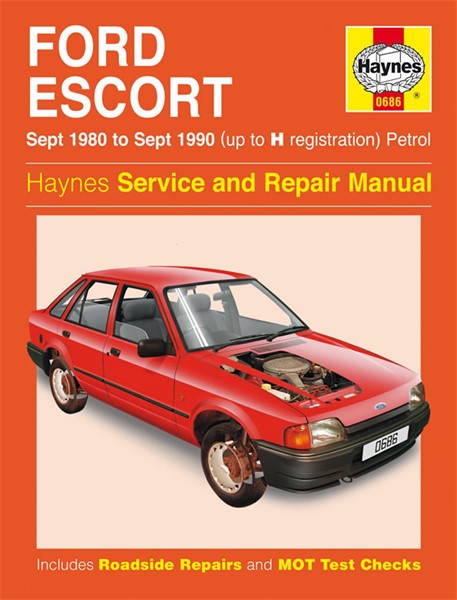 Haynes Reparationshandbok, Ford Escort Petrol Haynes 0686 Haynes