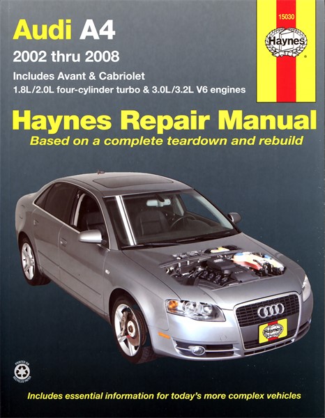 Haynes Reparationshandbok, Audi A4, Universal Haynes