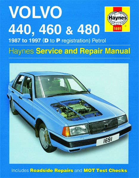 Haynes Reparationshandbok, Volvo 440, 460 & 480 Petrol Haynes 169 Haynes