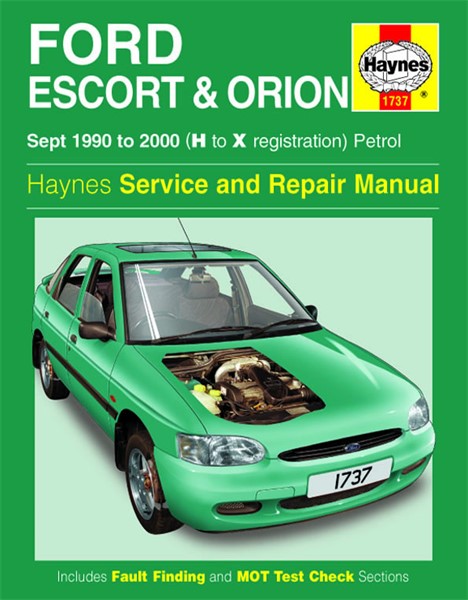 Haynes Reparationshandbok, Ford Escort & Orion Petrol Haynes 1737 Haynes