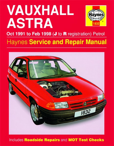 Haynes Reparationshandbok, Vauxhall Astra Petrol Haynes 1832 Haynes