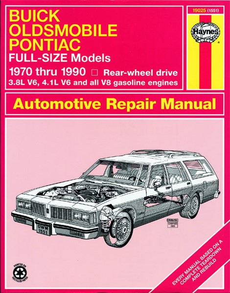 Haynes Reparationshandbok, Buick, Oldsmobile & Pontiac Rwd Haynes Haynes Haynes Reparationshandbok, Buick, Oldsmobile & Pontiac Rwd Haynes Haynes