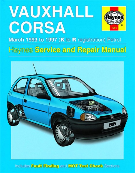 Haynes Reparationshandbok, Vauxhall Corsa Petrol Haynes 1985 Haynes