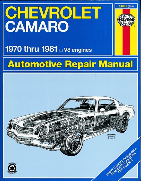 Haynes Reparationshandbok, Chevrolet Camaro, Universal Haynes