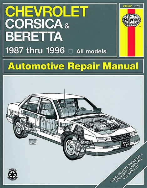 Haynes Reparationshandbok, Chevrolet Corsica & Beretta Haynes 240 Haynes