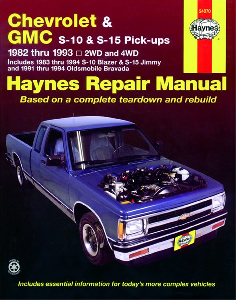 Haynes Reparationshandbok, Chevrolet S10 & S-15, Oldsmobile Hayne Haynes