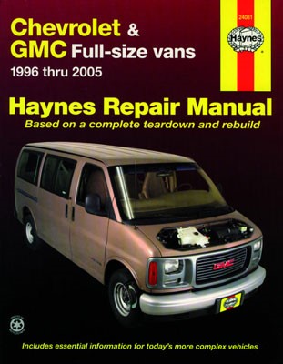 Haynes Reparationshandbok, Chevrolet & Gmc Full-size Vans Haynes