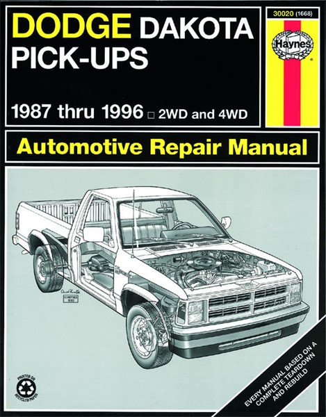 Haynes Reparationshandbok, Dodge Dakota Pick-up, Universal Haynes