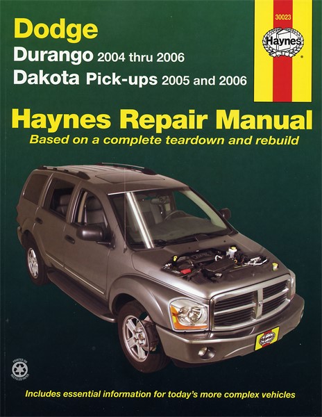 Dakota Pick-ups Haynes Reparationshandbok, Dodge Durango & Haynes Haynes
