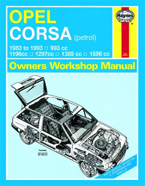 Haynes Reparationshandbok, Opel Corsa Petrol Haynes 3160 Haynes