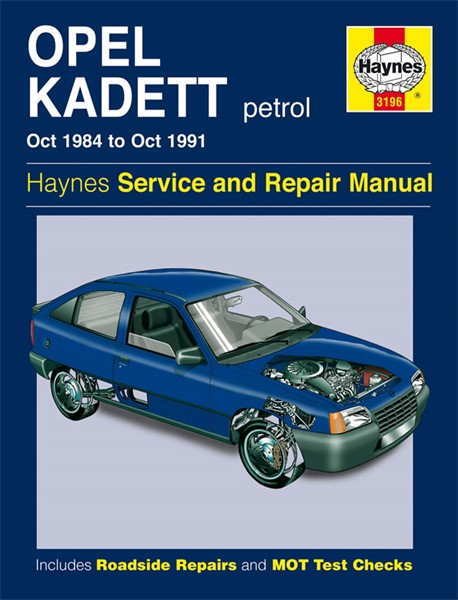 Haynes Reparationshandbok, Opel Kadett Petrol Haynes 3196 Haynes