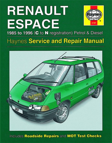 Haynes Reparationshandbok, Renault Espace Petrol & Diesel Haynes  Haynes