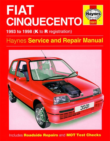 Haynes Reparationshandbok, Fiat Cinquecento Haynes 3501 Haynes