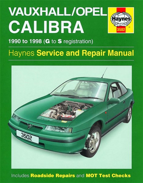 Haynes Reparationshandbok, Vauxhall/opel Calibra Haynes 3502 Haynes