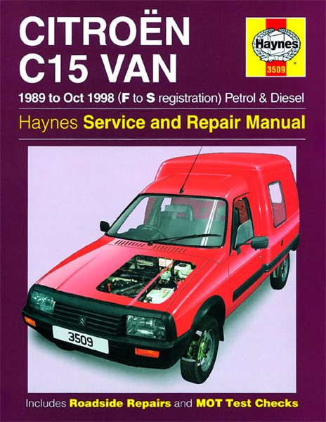 Haynes Reparationshandbok, Citroën C15 Van Petrol & Diesel Haynes Haynes