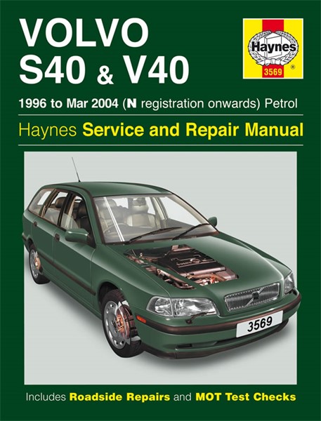 Haynes Reparationshandbok, Volvo S40 & V40 Petrol Haynes 3569 Haynes
