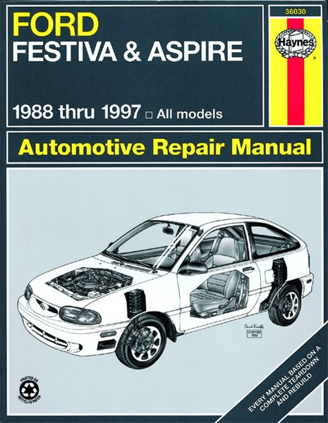 Haynes Reparationshandbok, Ford Festiva & Aspire Haynes 36030 Haynes