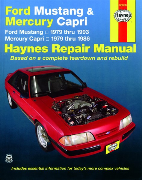 Haynes Reparationshandbok, Ford Mustang/mercury Capri Haynes 3605 Haynes