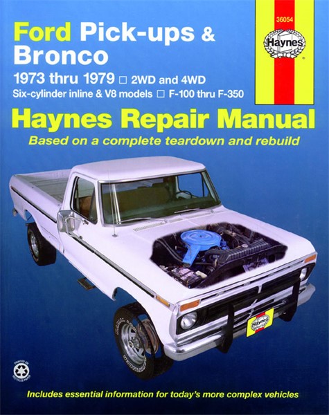 Haynes Reparationshandbok, Ford Pick-ups & Bronco Haynes 36054 Haynes