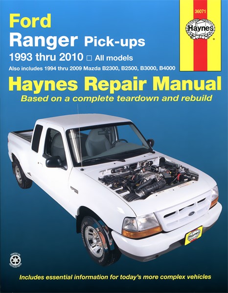 Haynes Reparationshandbok, Ford Ranger Pick-ups, Universal Haynes