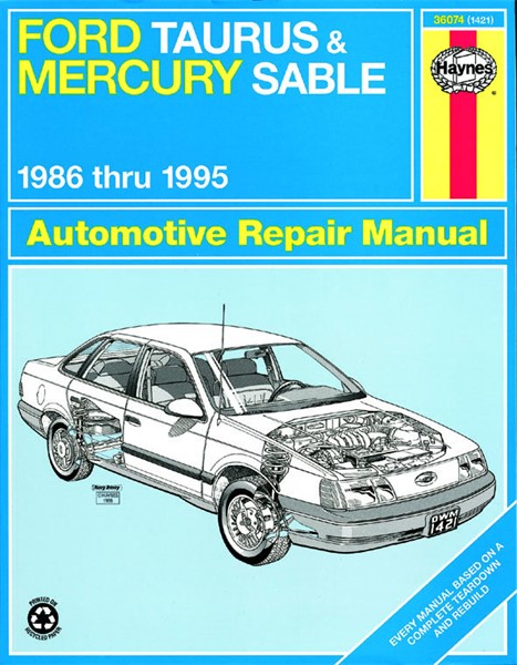 Mercury Sable Haynes Reparationshandbok, Ford Taurus & Haynes 360 Haynes