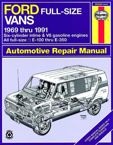 Haynes Reparationshandbok, Ford Full-size Vans Haynes 36090 Haynes