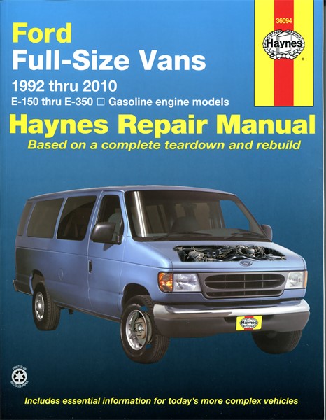 Haynes Reparationshandbok, Ford Full-size Vans Haynes 36094 Haynes