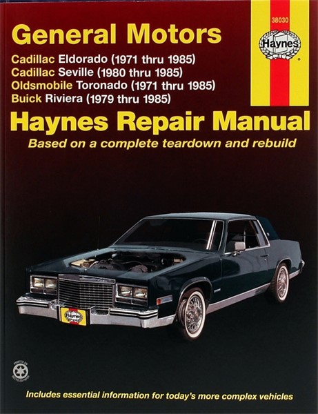 Haynes Reparationshandbok, Gm: Eldorado, Seville, Deville Haynes  Haynes