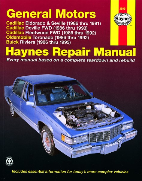 Haynes Reparationshandbok, Gm: Eldorado, Seville, Deville Haynes Haynes Haynes Reparationshandbok, Gm: Eldorado, Seville, Deville Haynes Haynes
