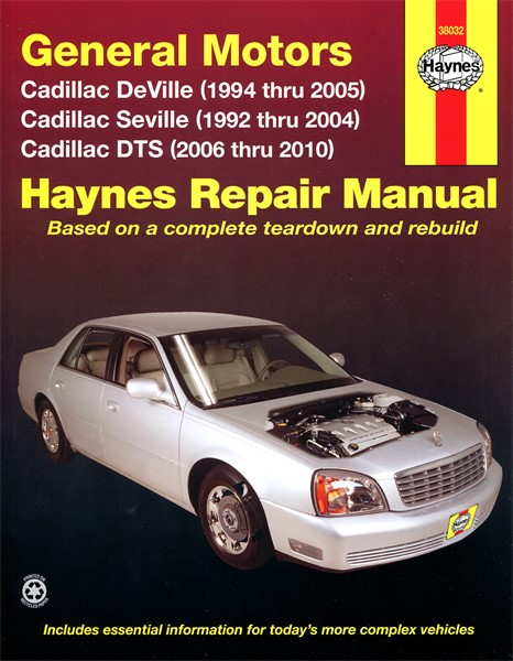 Haynes Reparationshandbok, Gm Cadillac Deville, Seville, Dts Haynes