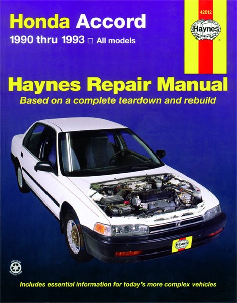 Haynes Reparationshandbok, Honda Accord, Universal Haynes 42012 Haynes