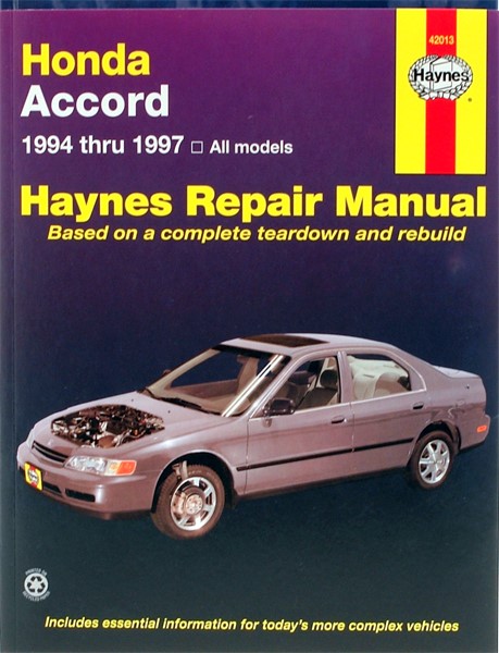Haynes Reparationshandbok, Honda Accord, Universal Haynes 42013 Haynes