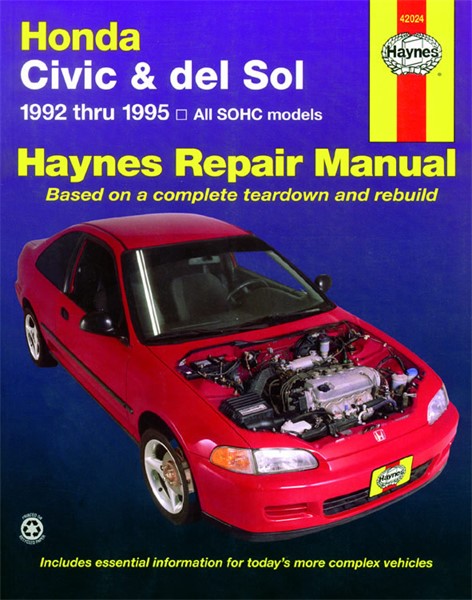 Haynes Reparationshandbok, Honda Civic, Universal Haynes 42024 Haynes