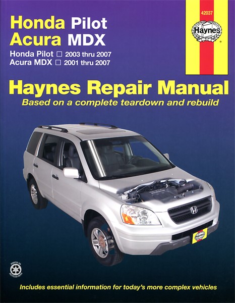 Haynes Reparationshandbok, Honda Pilot & Acura Mdx Haynes 42037 Haynes