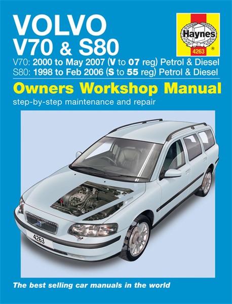 Haynes Reparationshandbok, S80 Petrol & Diesel Volvo V70 / Haynes