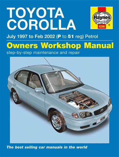Haynes Reparationshandbok, Toyota Corolla Petrol Haynes 4286 Haynes