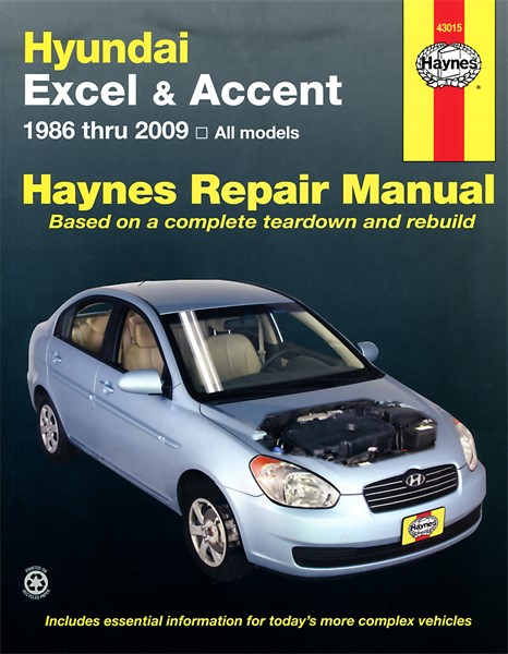 Haynes Reparationshandbok, Hyundai Excel & Accent, Universal Haynes