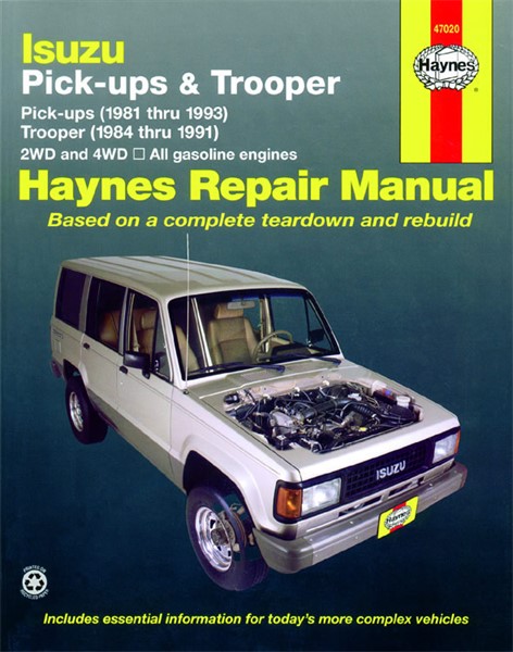 Haynes Reparationshandbok, Isuzu Trooper & Pick-ups Haynes 47020 Haynes