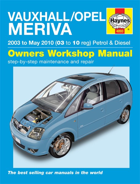 Haynes Reparationshandbok, Vauxhall/opel Meriva Haynes 4893 Haynes
