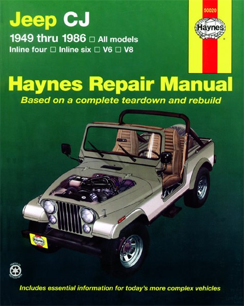 Haynes Reparationshandbok, Jeep Cj, Universal Haynes