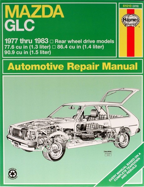 Mazda Glc (rwd) Haynes Reparationshandbok,, Universal Haynes