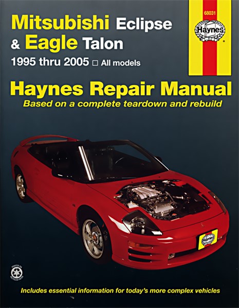 Haynes Reparationshandbok, Mitsubishi Eclipse & Eagle Talon Hayne Haynes